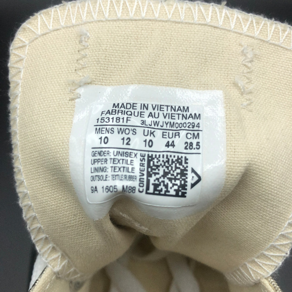 Men's Converse Chuck Taylor All Star Low Top Gold - Picture 6 of 6